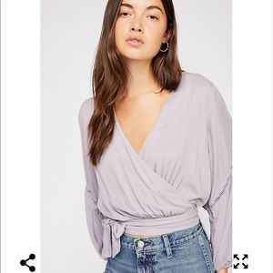 NWT Free People Dream Girl Lavender Top